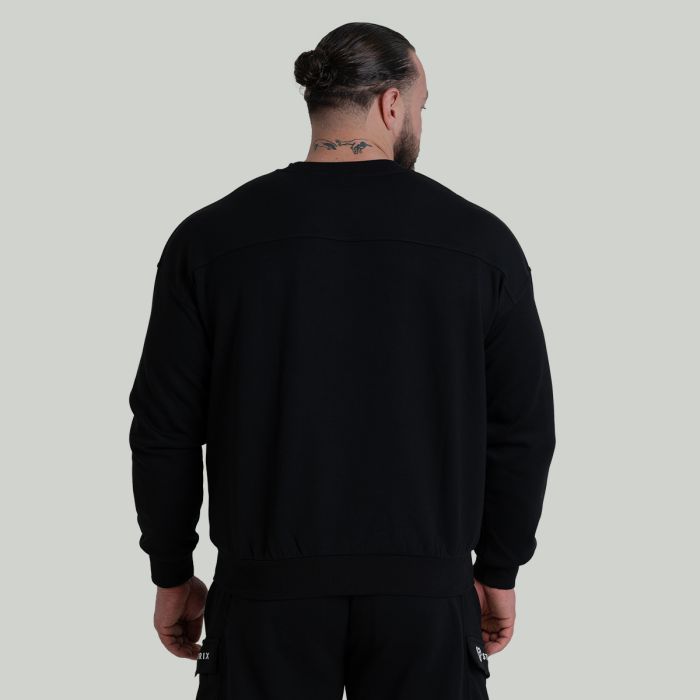 Sweatshirt Relaxed ZOA in Black - STRIX XXL