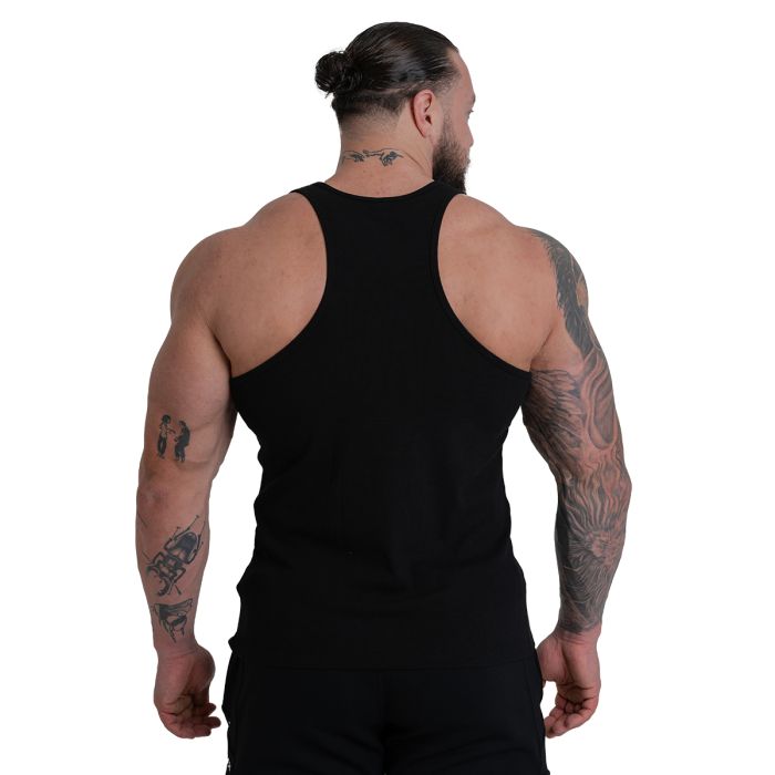 Tank Top Ribbed in Black - STRIX XL
