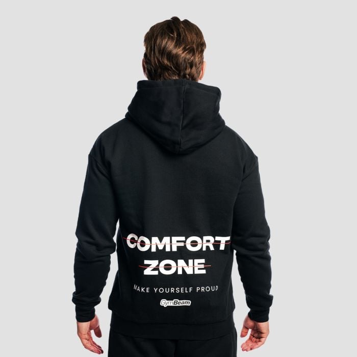 Zone Zip-Up Hoodie in Black - GymBeam M
