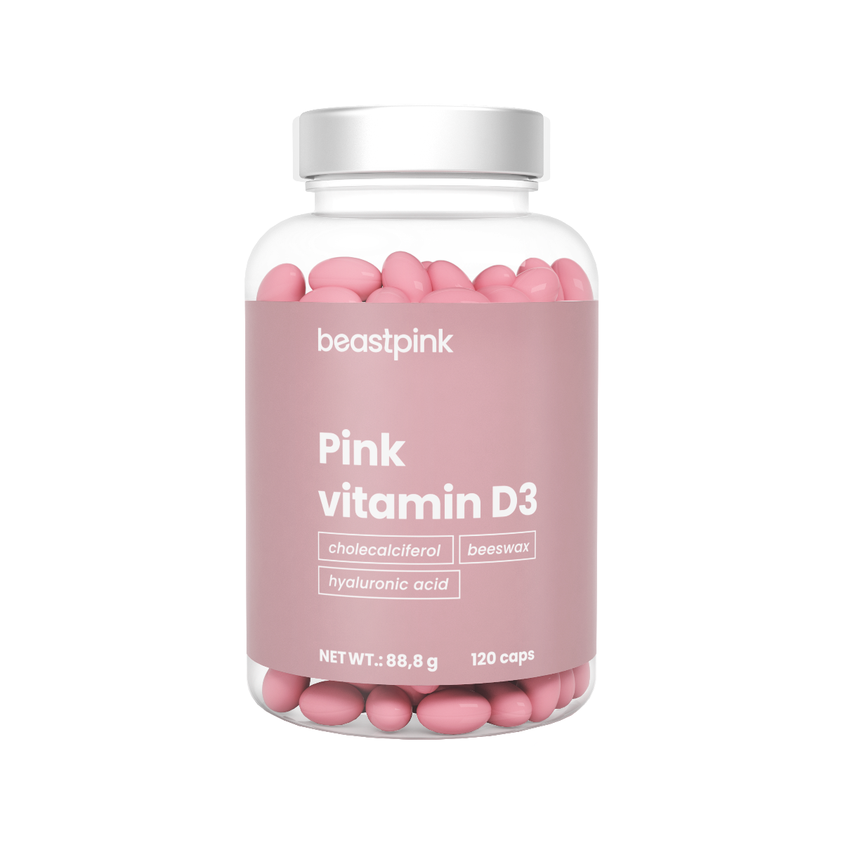 Pink Vitamin D3 2000 IU - BeastPink