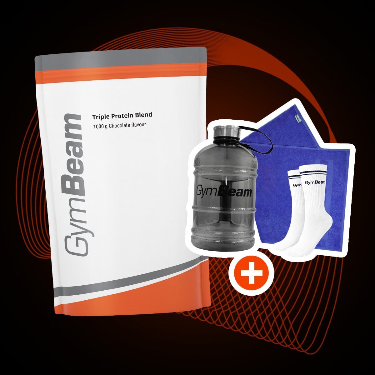 Triple Blend Protein - GymBeam + Geschenk
