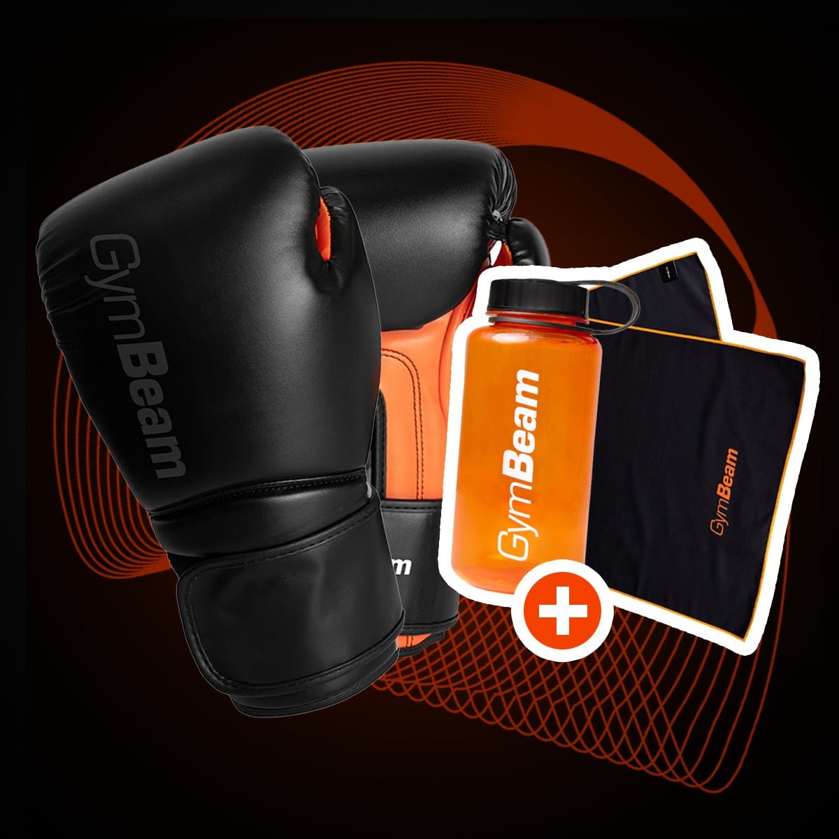 Boxhandschuhe Striker in Orange - GymBeam + Geschenke