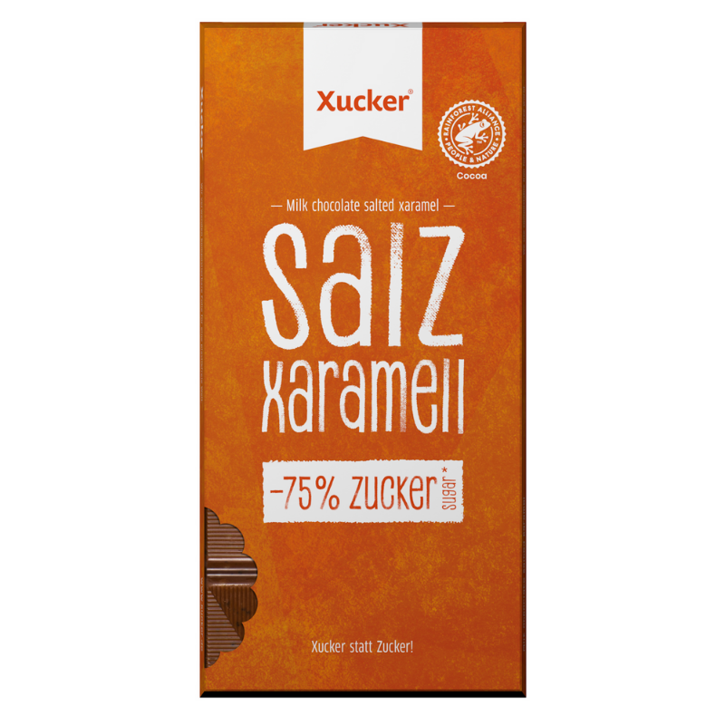 Schokolade mit salzigem Karamell - Xucker