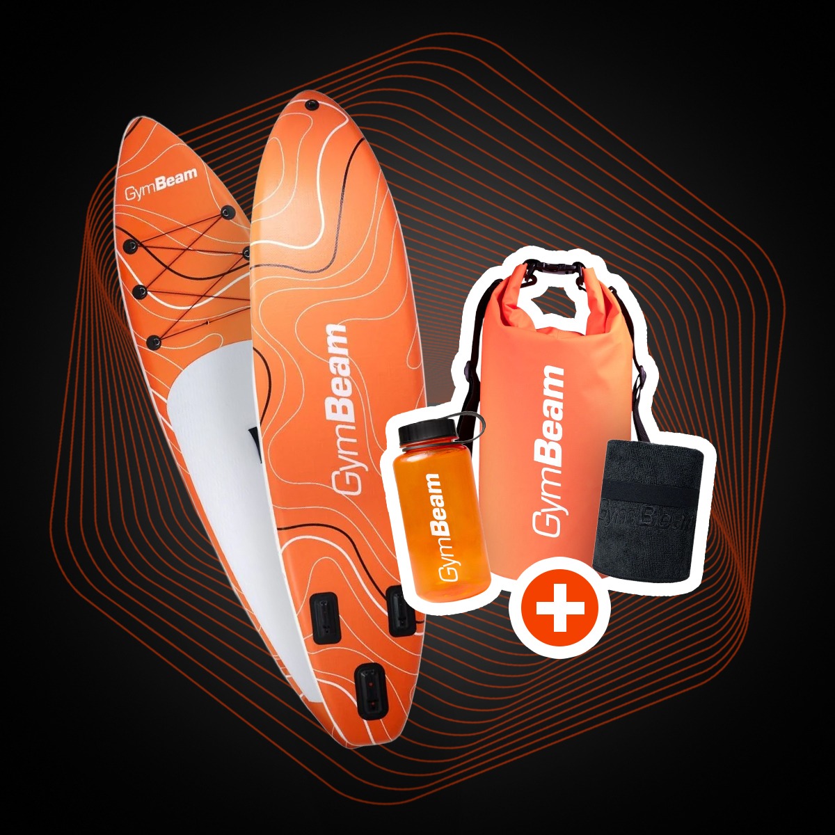 WaveLine Paddleboard - GymBeam + geschenke
