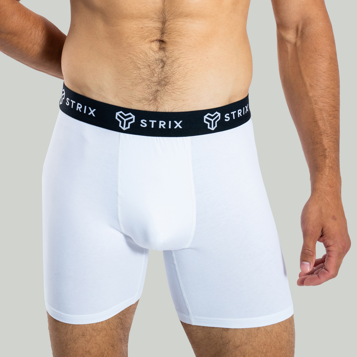 STRIX Essential Boxershorts für Männer 2er-Pack in White XXXL