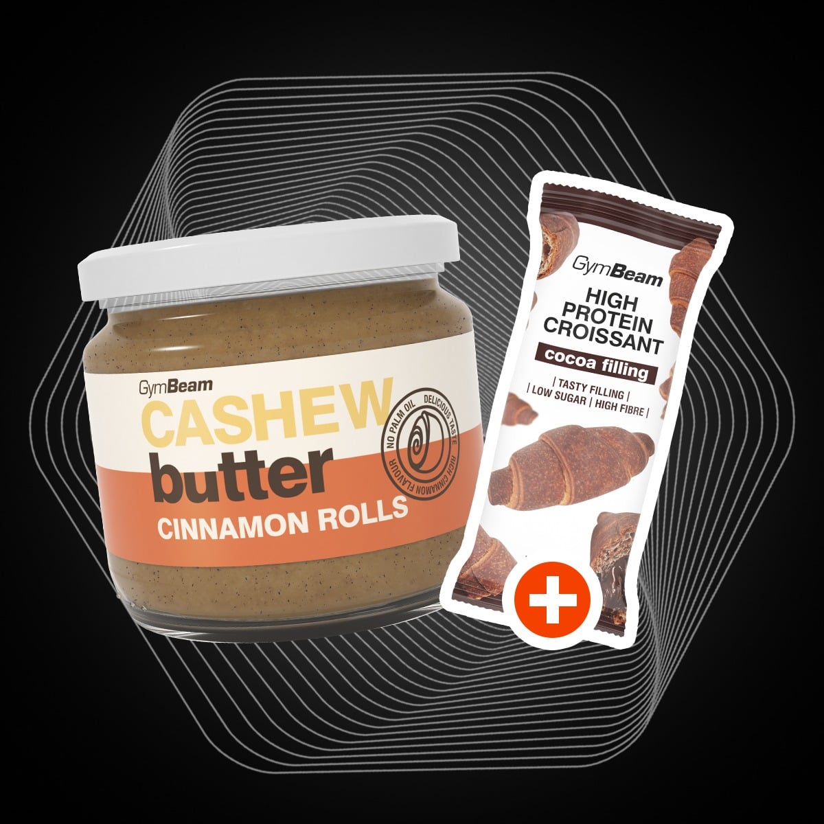 Cashewbutter Zimtschnecke - GymBeam + Geschenk