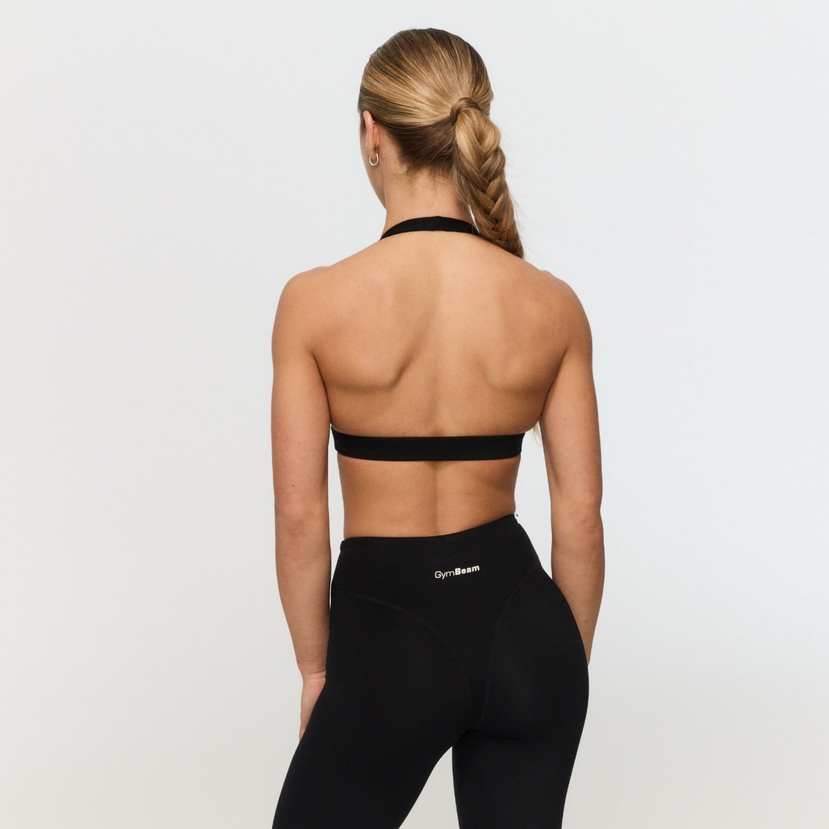 Fierce Halter Sport-BH in Black - GymBeam