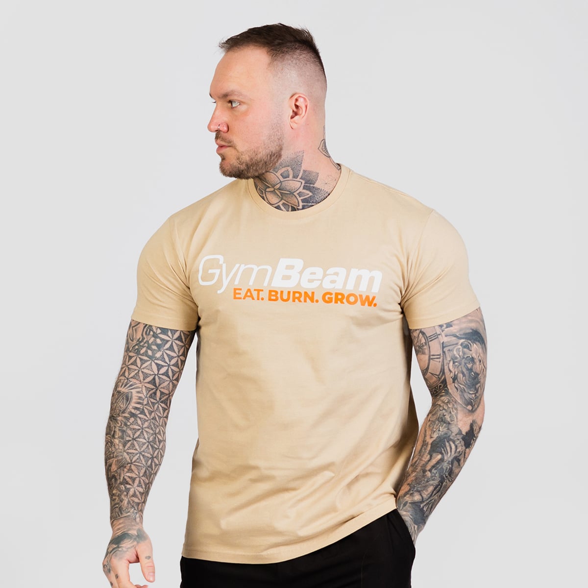 Grow T-Shirt Sand - GymBeam