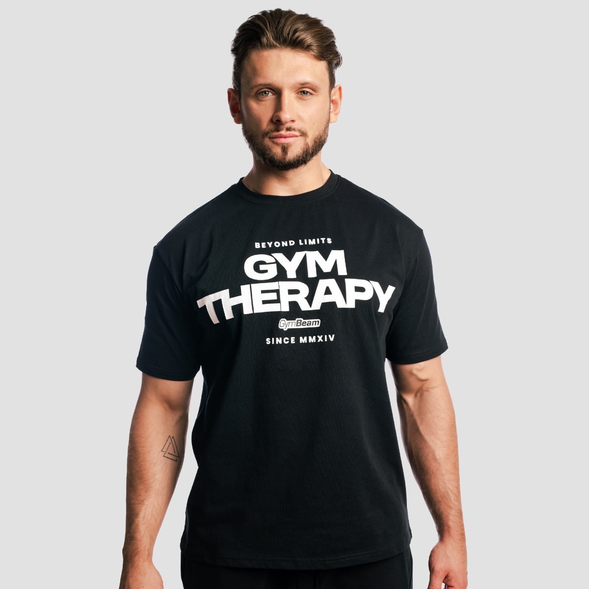 Gym Therapy T-Shirt in Black - GymBeam