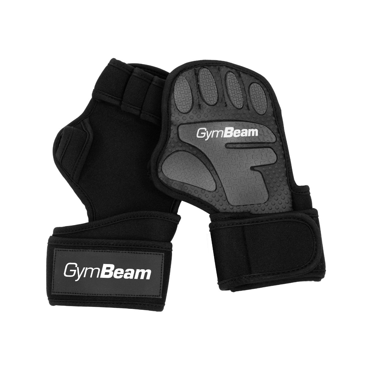 Heavy Grip Fitness-Handschuhe in Black - GymBeam