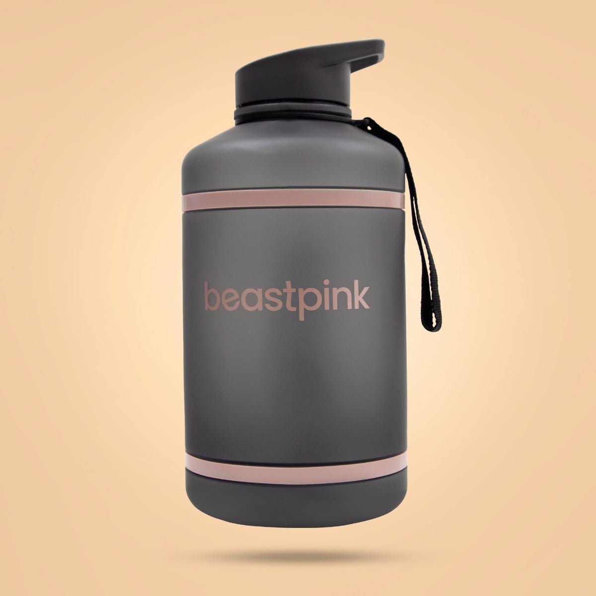 Hyper Hydrator Sportflasche (2,2L) in Grey - Beastpink
