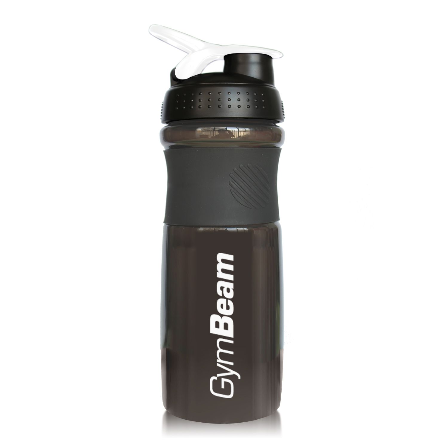Shaker Sportflasche (760 ml) in Black White - GymBeam