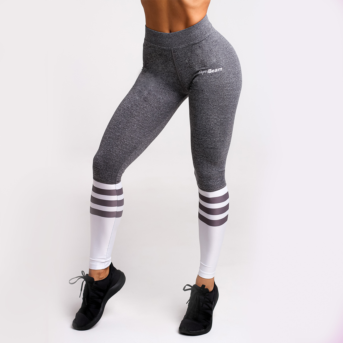 Leggings für Damen String Grey - GymBeam