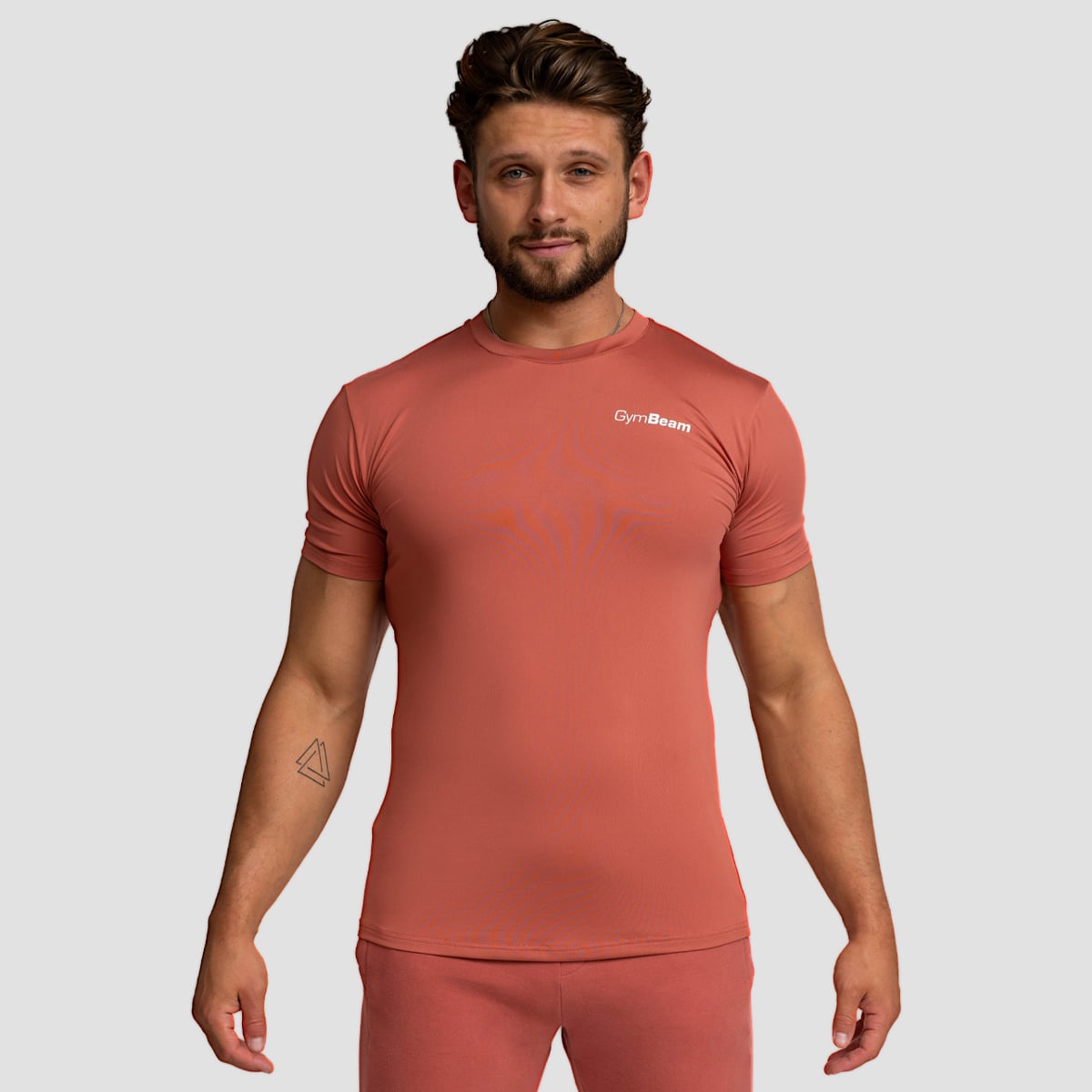Limitless Sport T-Shirt für Männer in Cinnamon - GymBeam