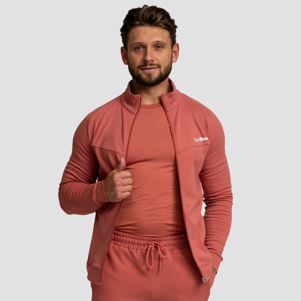 Limitless Sweatshirt mit Reißverschluss in Cinnamon - GymBeam