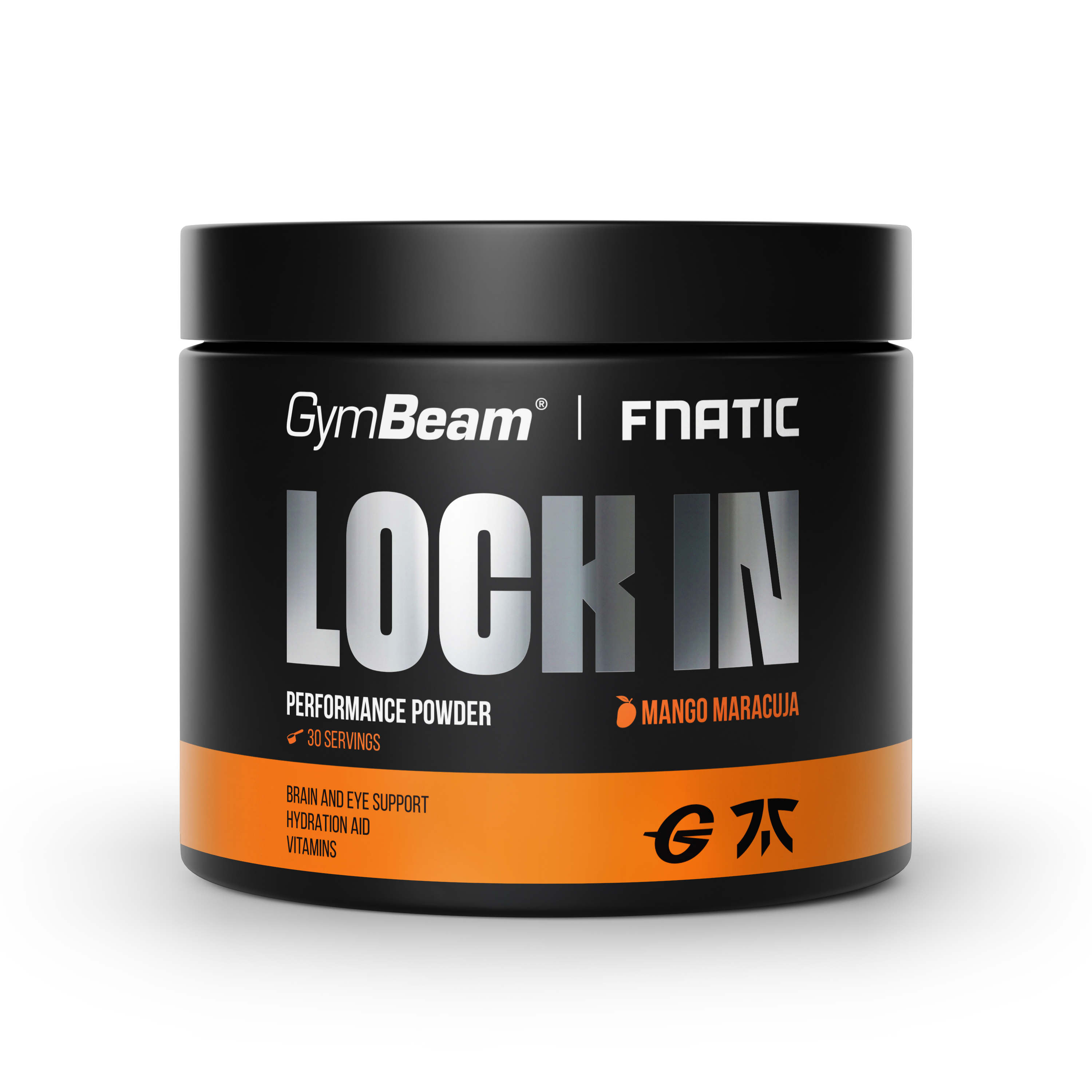 Nootropisches Gaming-Getränk LOCK IN x Fnatic - GymBeam