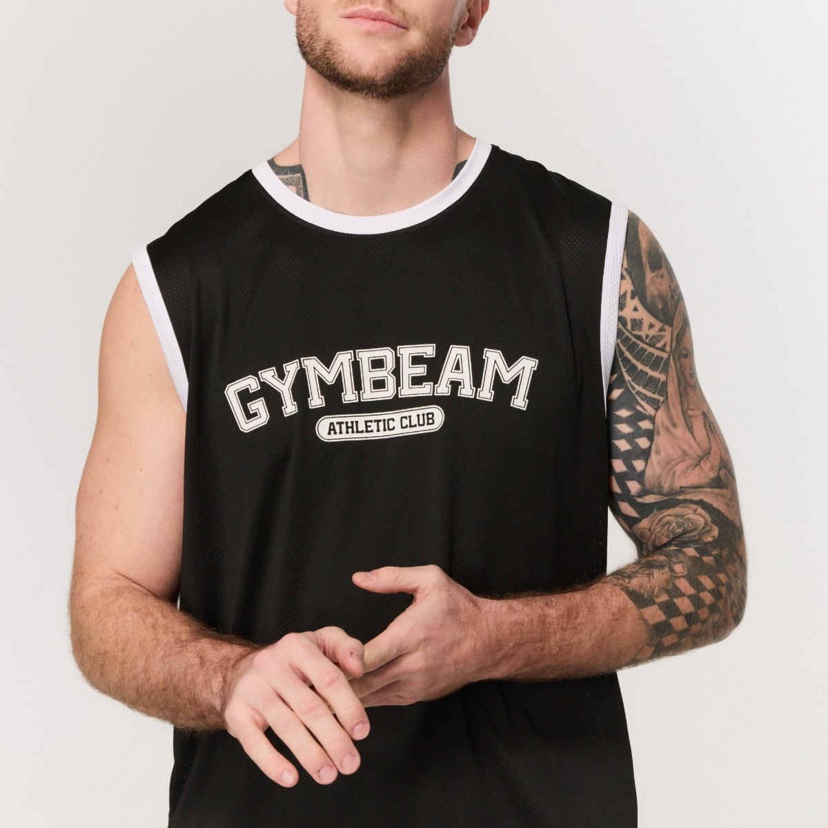 Varsity Tank Top für Männer in Black - GymBeam