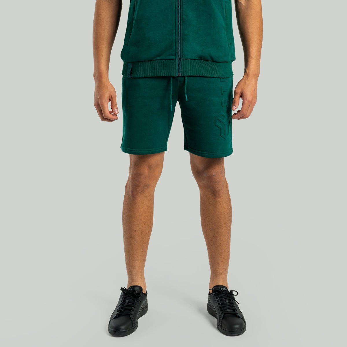 Geprägte Shorts in Emerald - STRIX