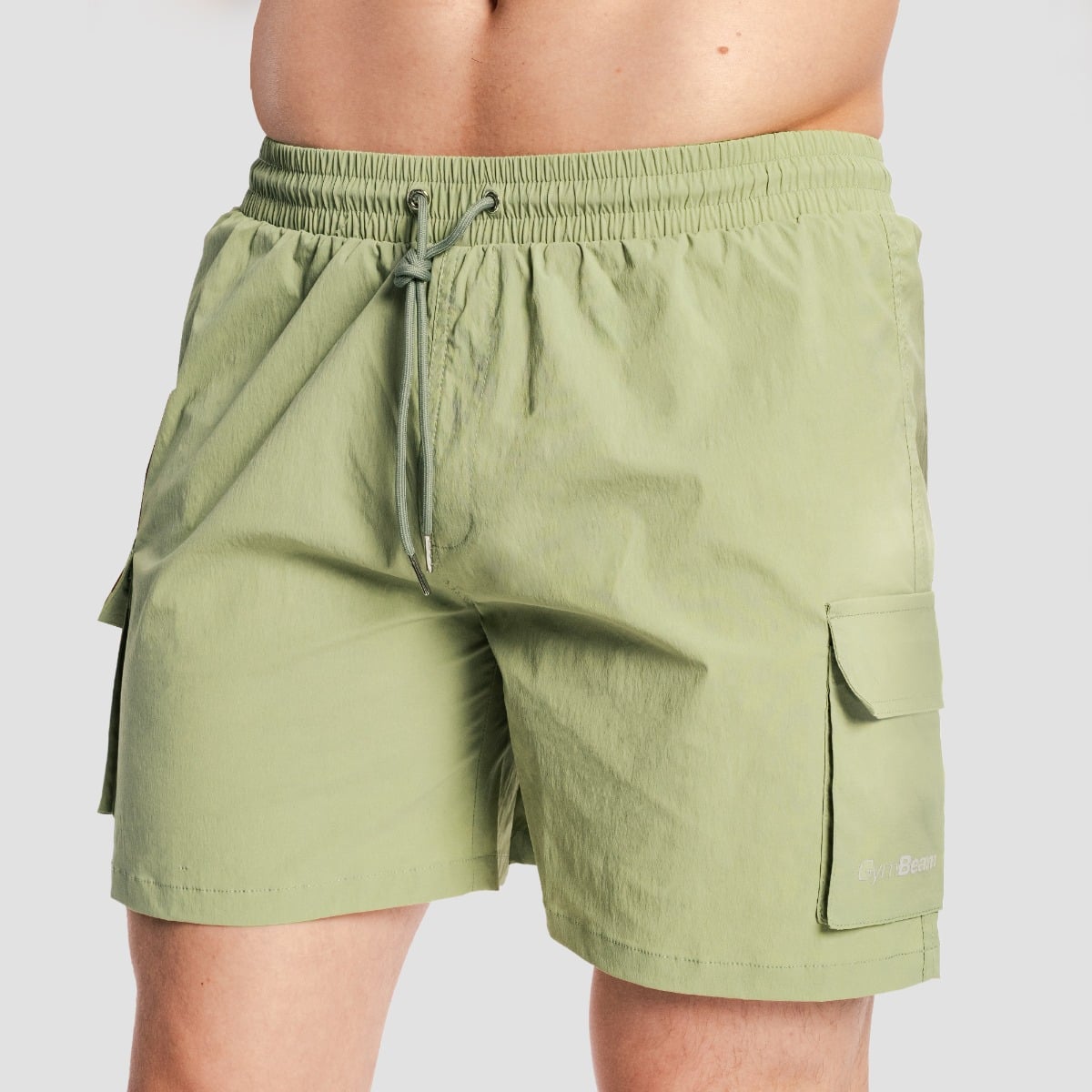 Cargo Badeshorts für Männer in Olive - GymBeam