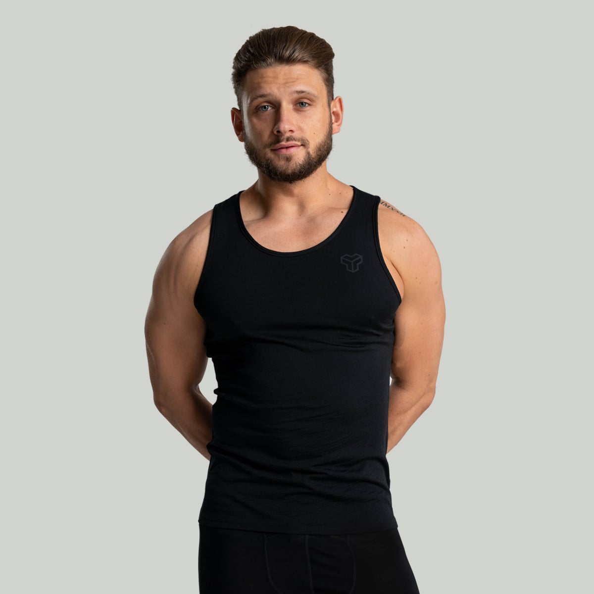 MERINO I Tank Top in Black - STRIX