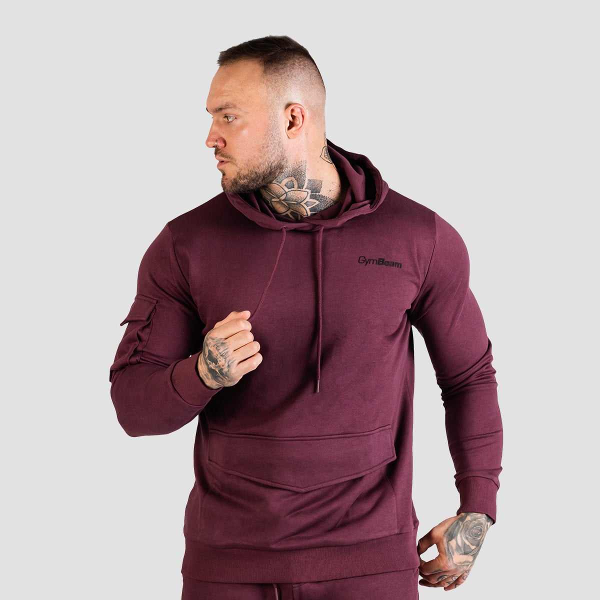 TRN Hoodie in Eggplant - GymBeam