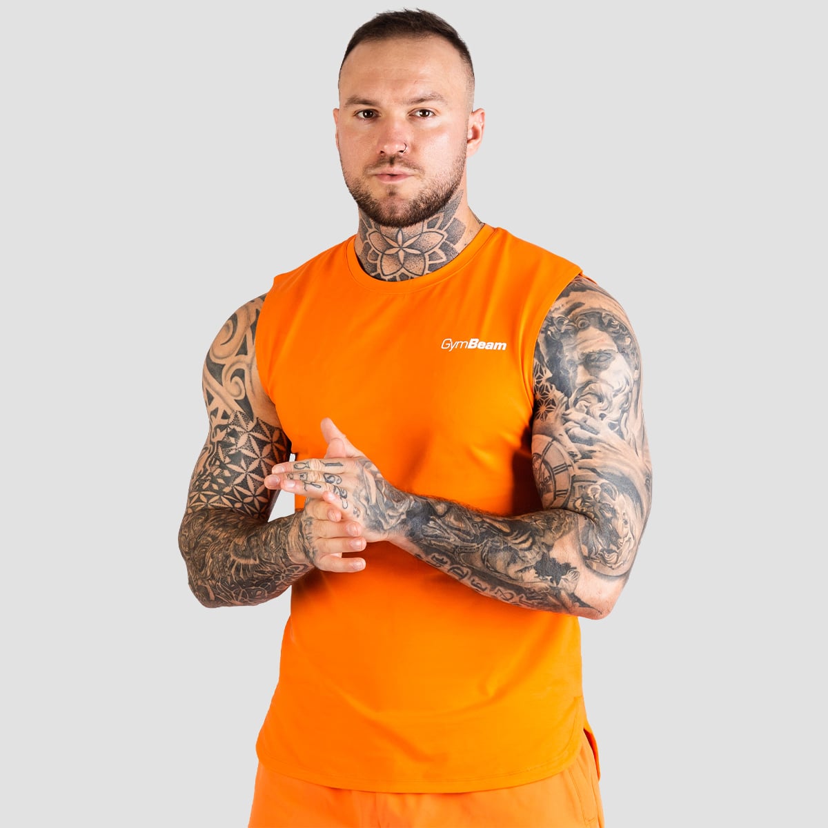 TRN Tank Top für Männer in Orange - GymBeam