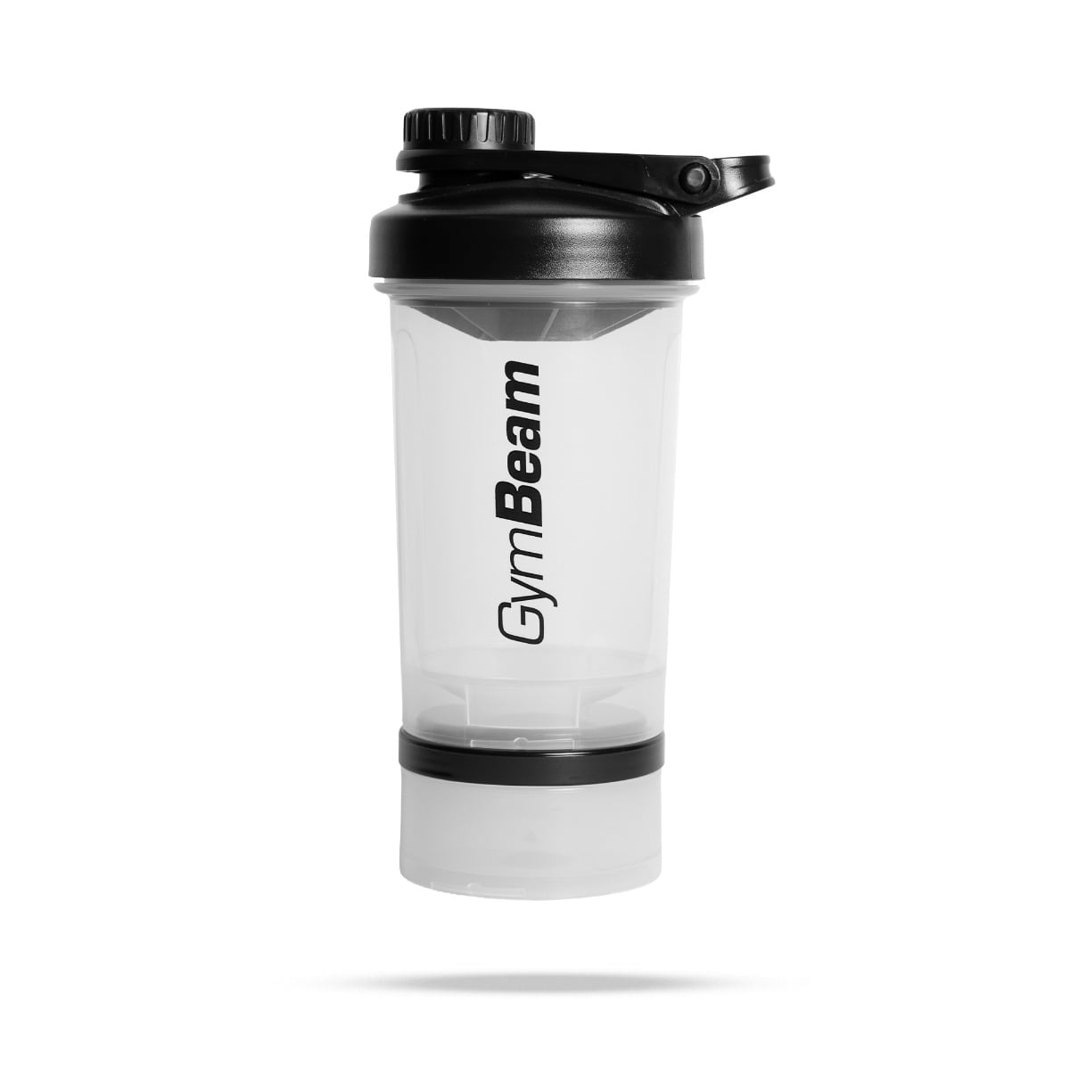 Multi-Storage Shaker 2in1 Clear 500ml - GymBeam