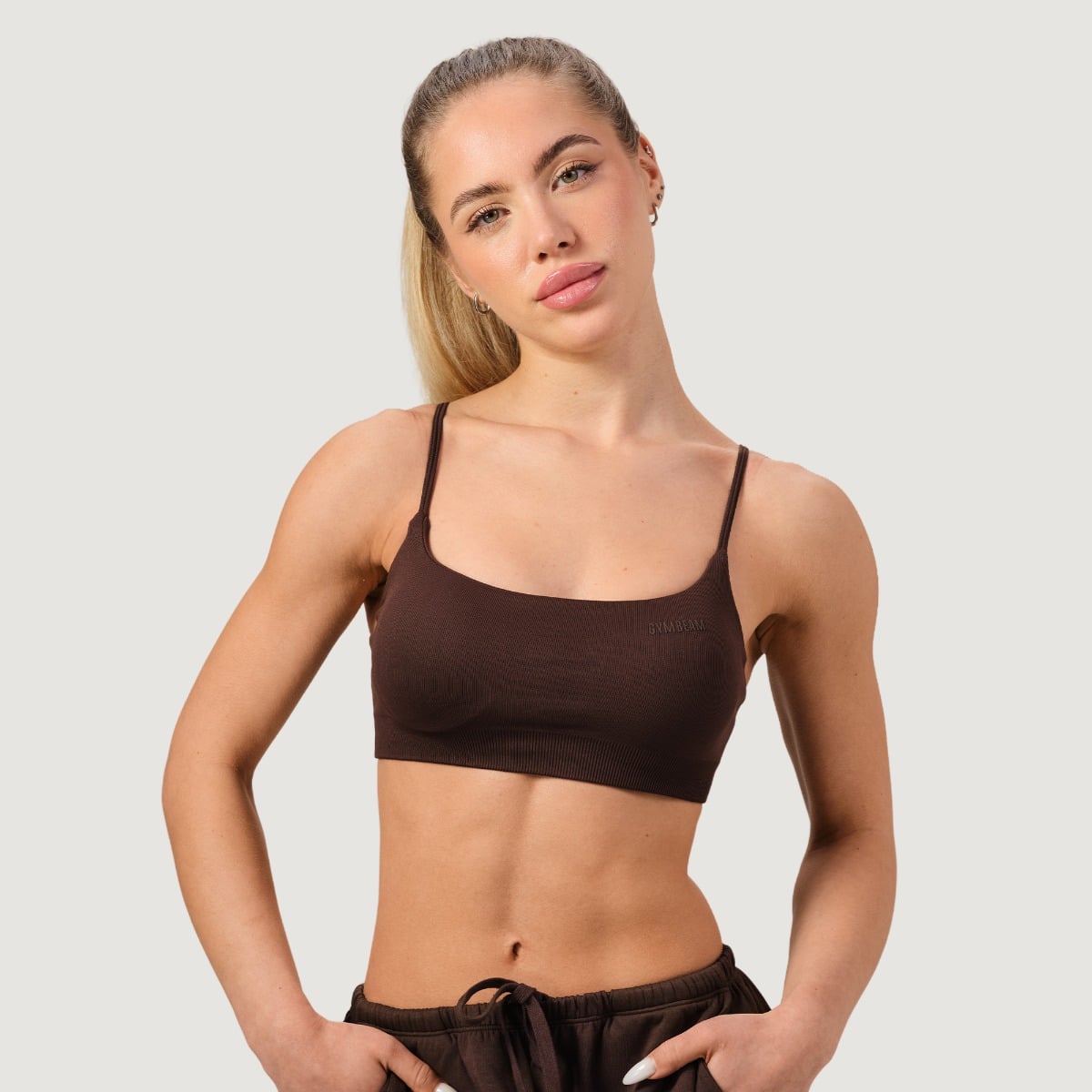 NEO Seamless Sport-BH in Mocha - GymBeam