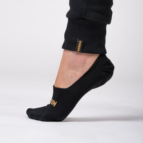 No show Socks Intense black - NEBBIA