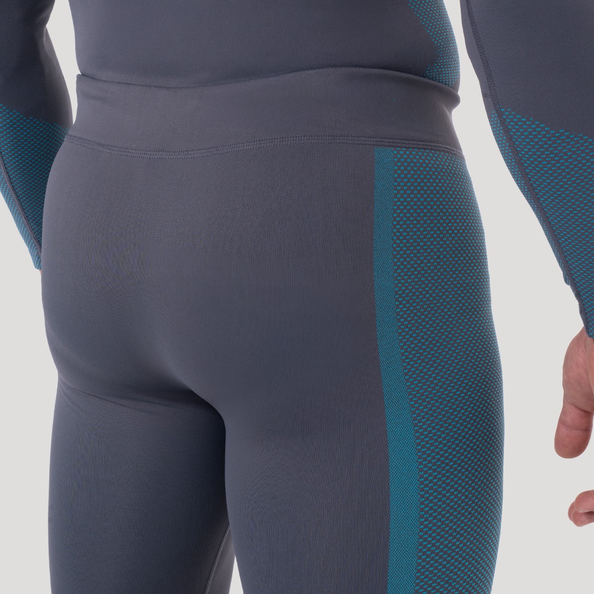 OG1 Seamless Leggings in Grey/Blue - GymBeam