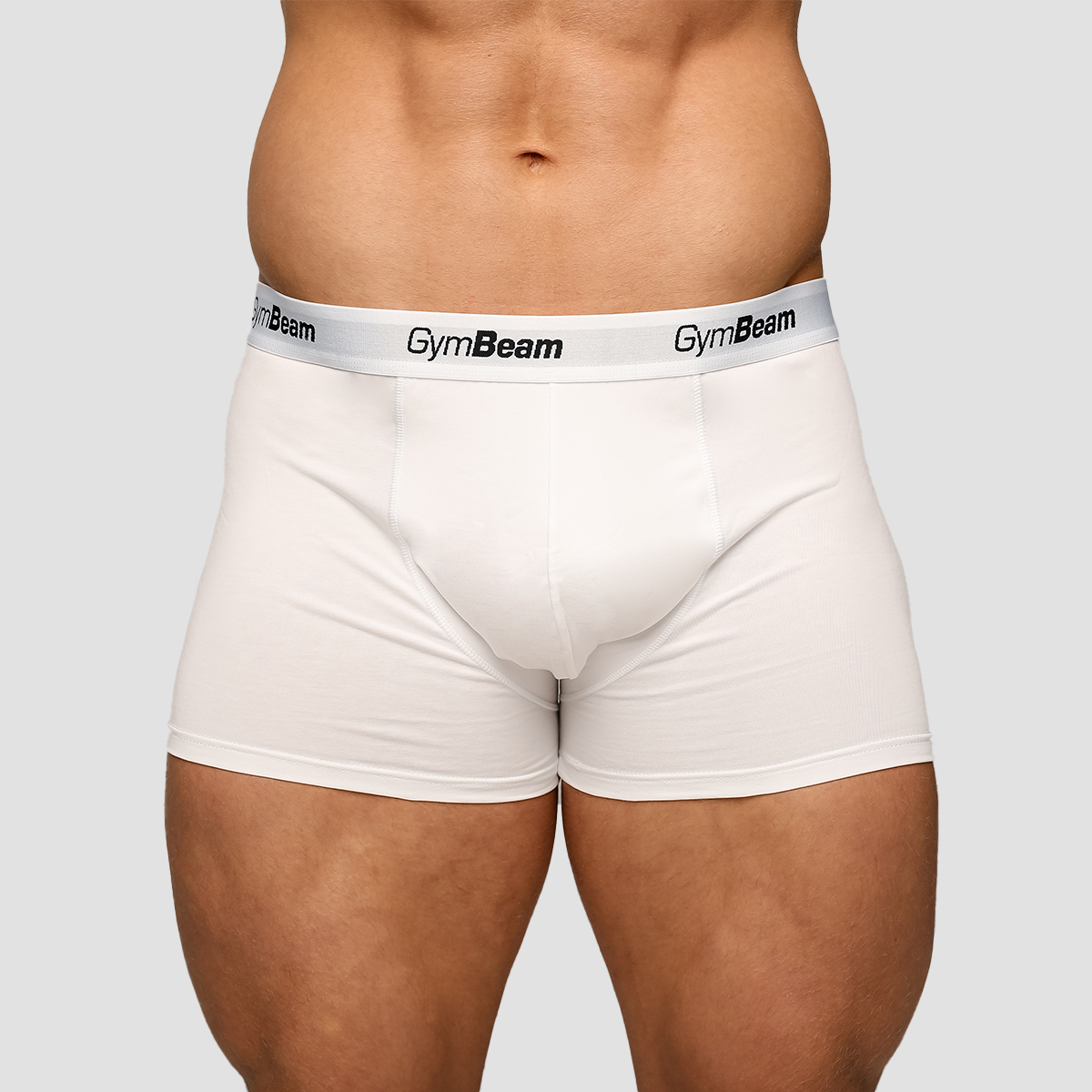 GymBeam Essentials Boxershorts (3er-Pack) in White XXXL