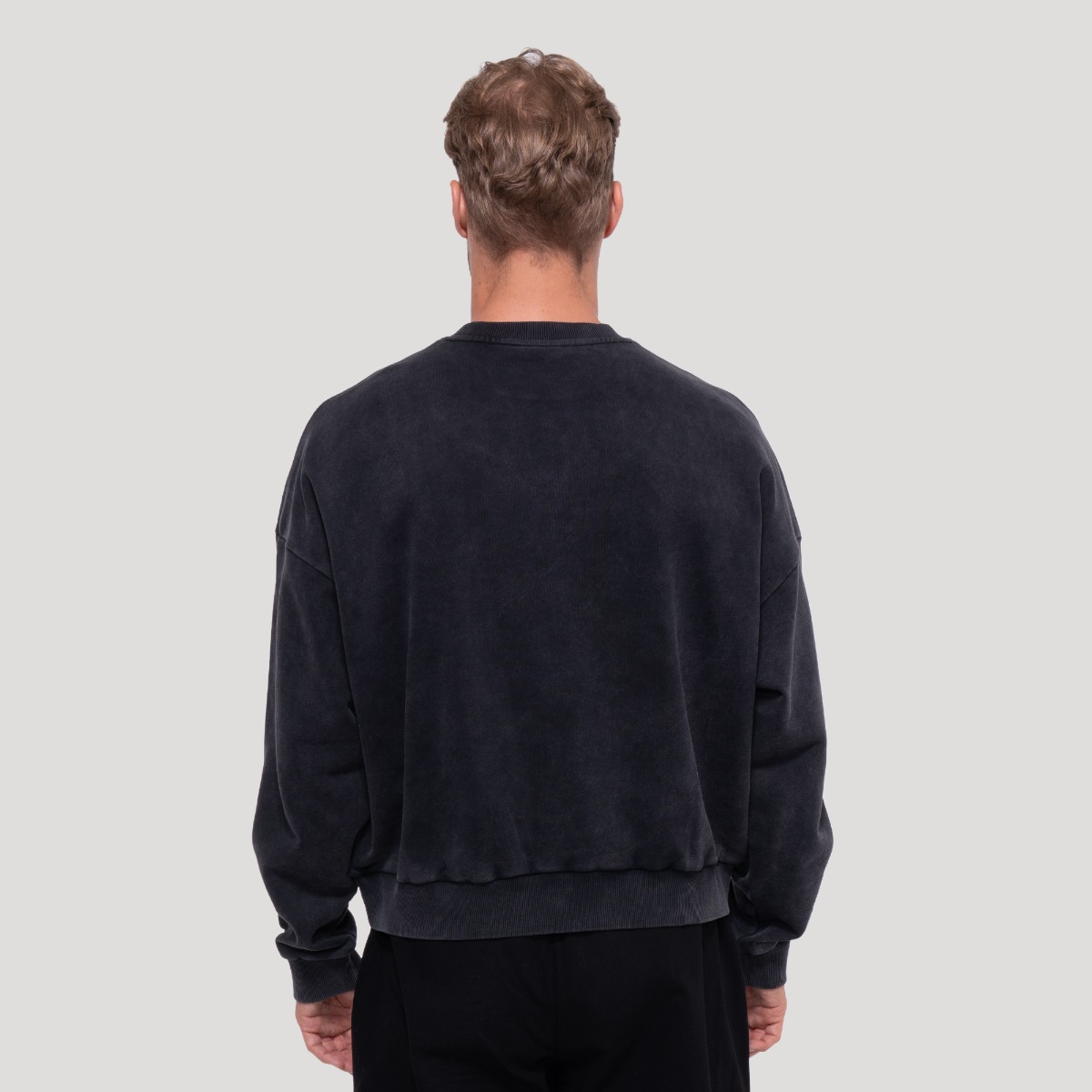 Pullover Persistence Washed Black - GymBeam