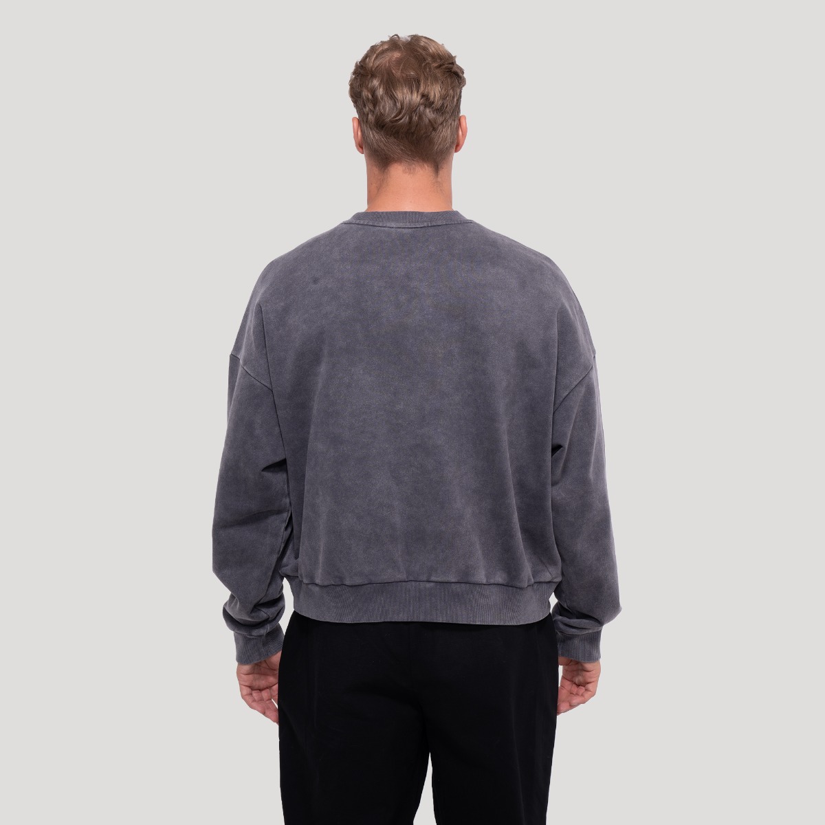 Pullover Persistence Washed Gray - GymBeam