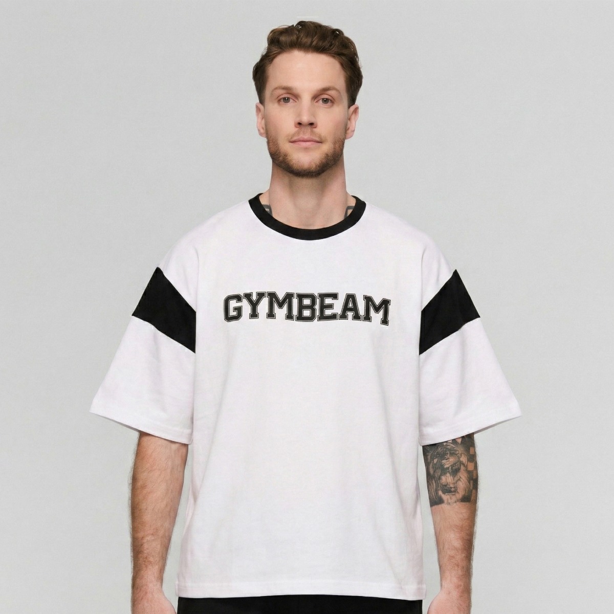 Premium Heavyweight Varsity T-Shirt - GymBeam