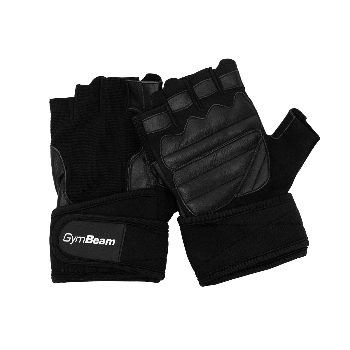Pro WristWrap Fitness-Handschuhe in Black - GymBeam