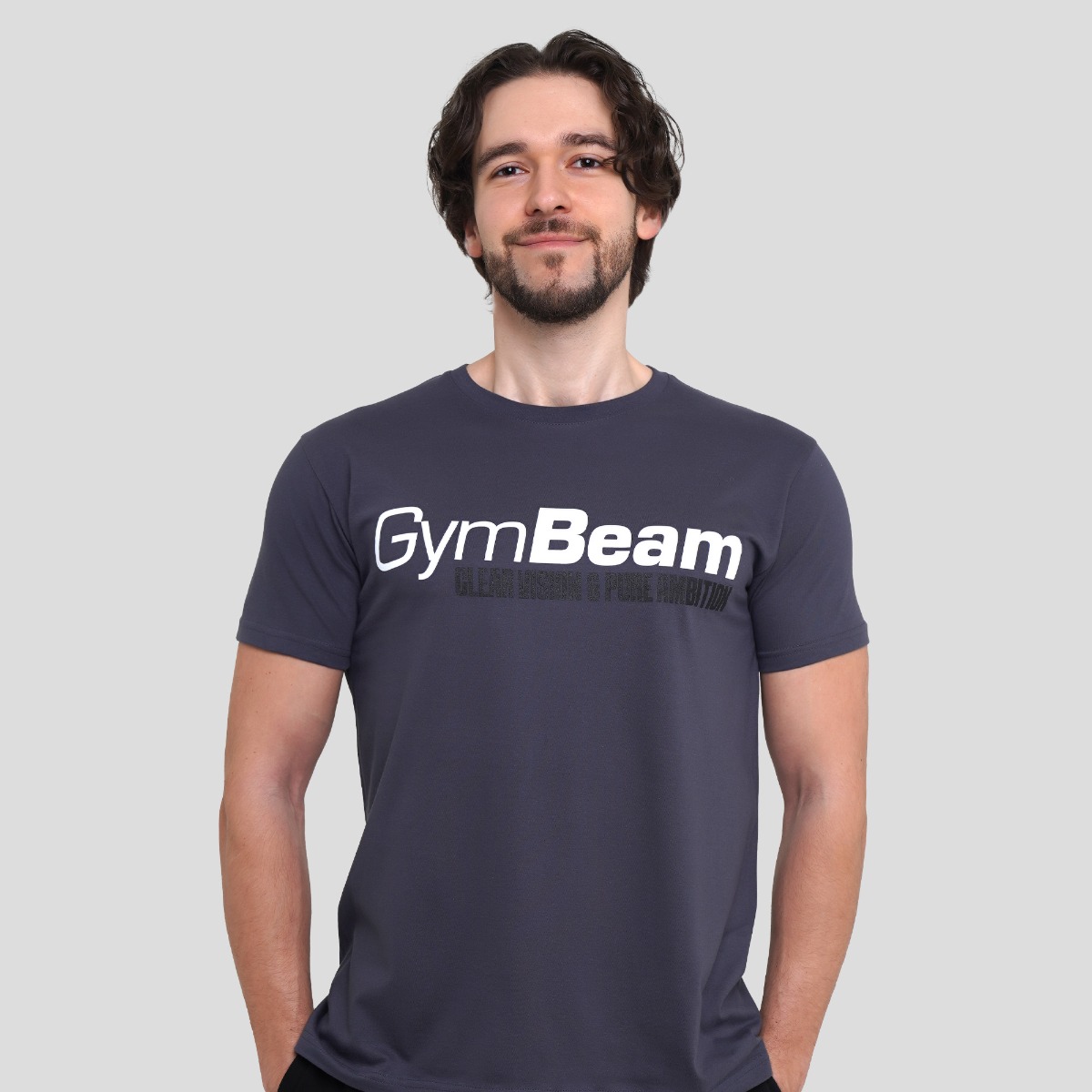 Pure Ambition T-Shirt in Dark Grey - GymBeam