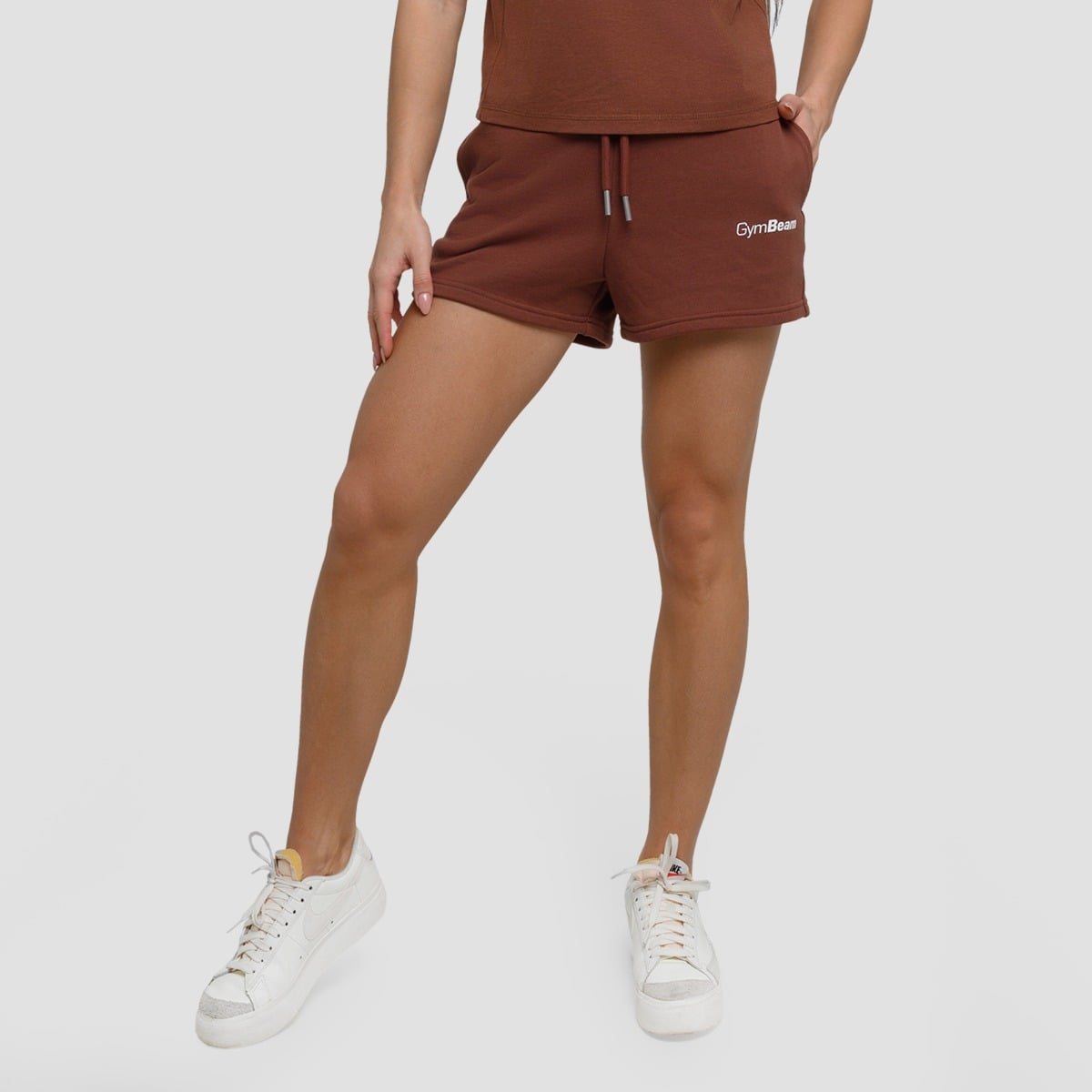 Agile Sweatshorts für Frauen Root - GymBeam