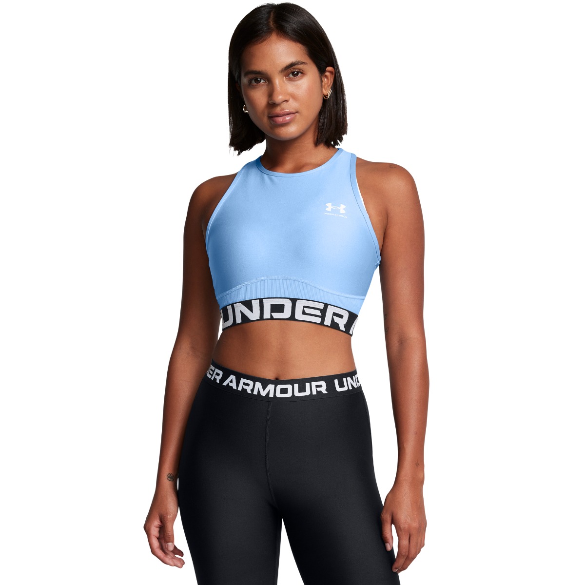 HeatGear Rib Tank Top für Frauen in Blue - Under Armour