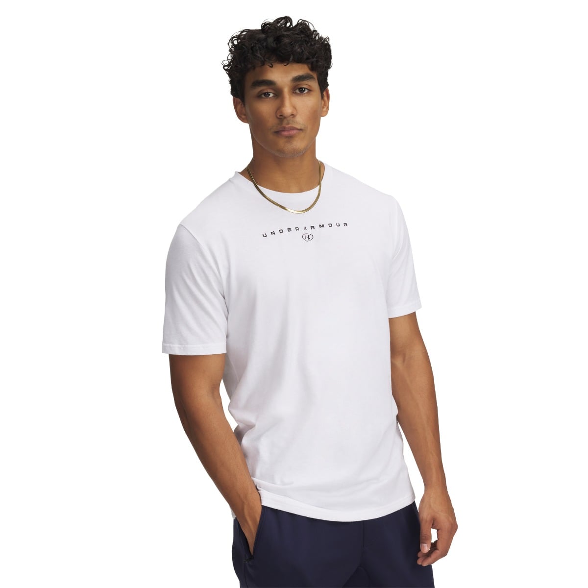 Stacked Logo SS T-shirt White - Under Armour