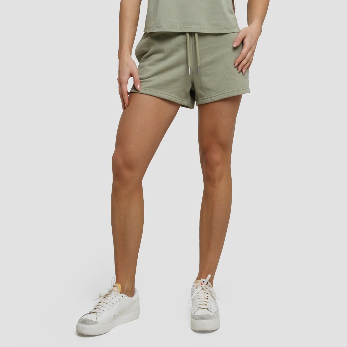 Agile Sweatshorts für Frauen Sage - GymBeam