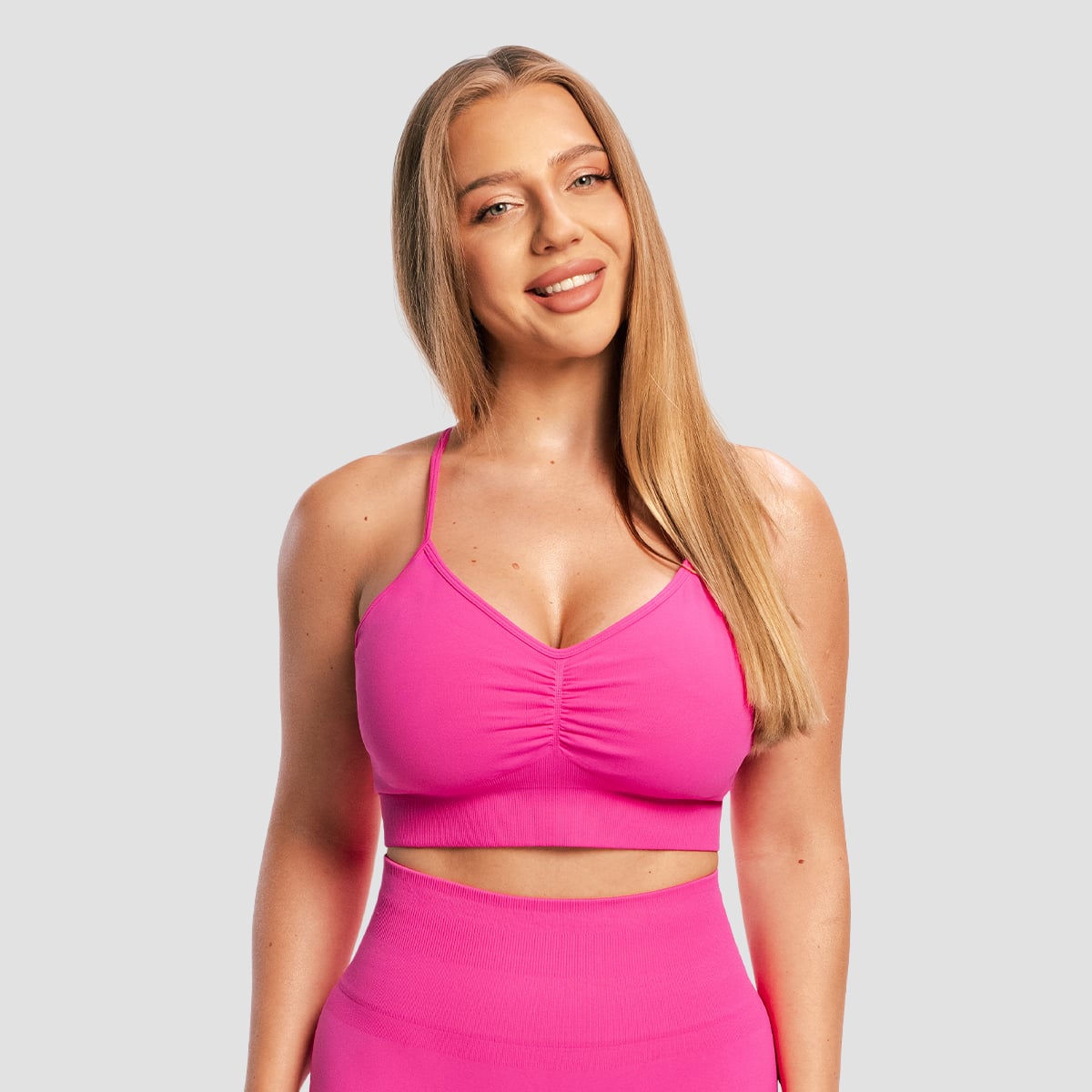 Sculpt Seemless Sport-BH in Rose - GymBeam