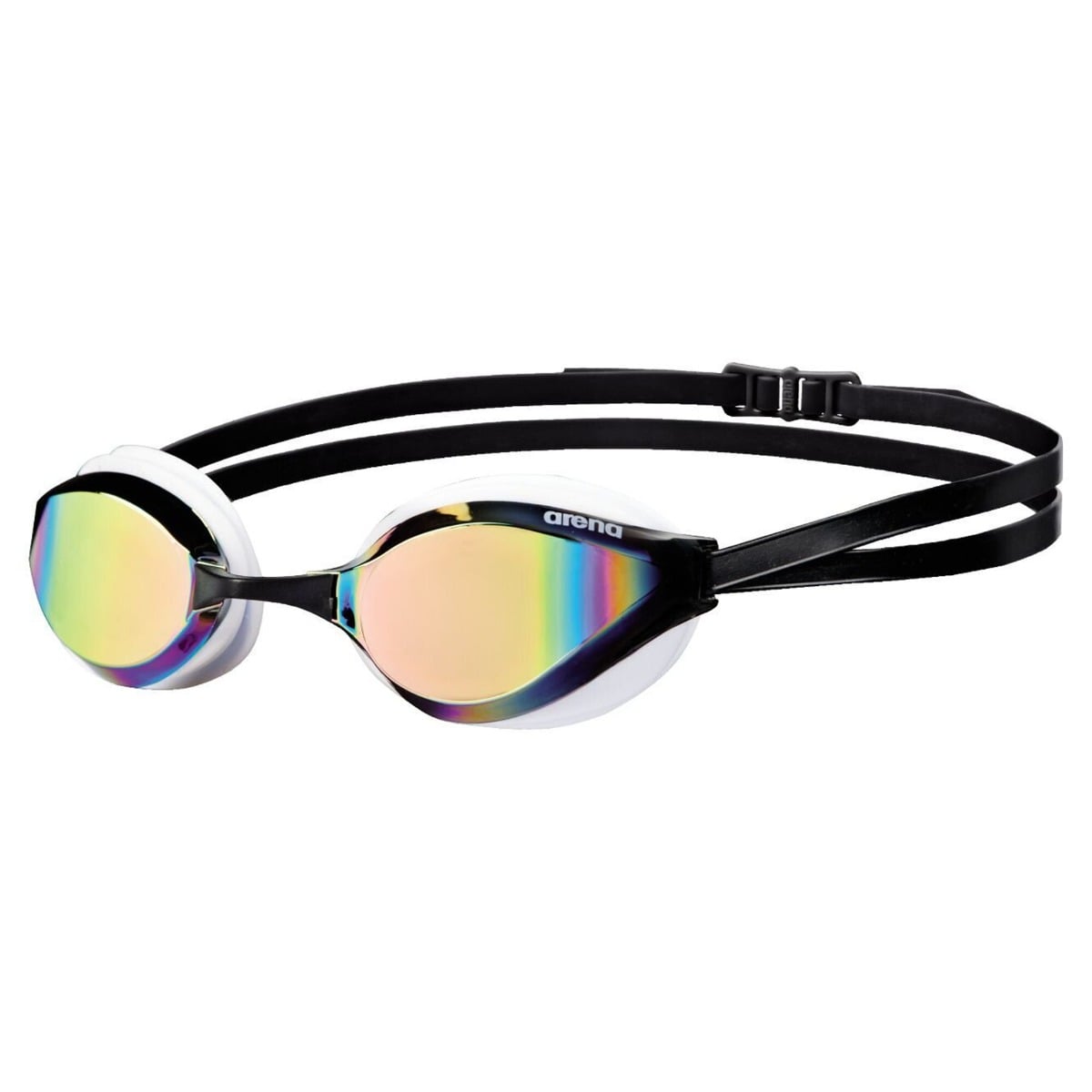 Schwimmbrille Python Mirror in Black White - Arena