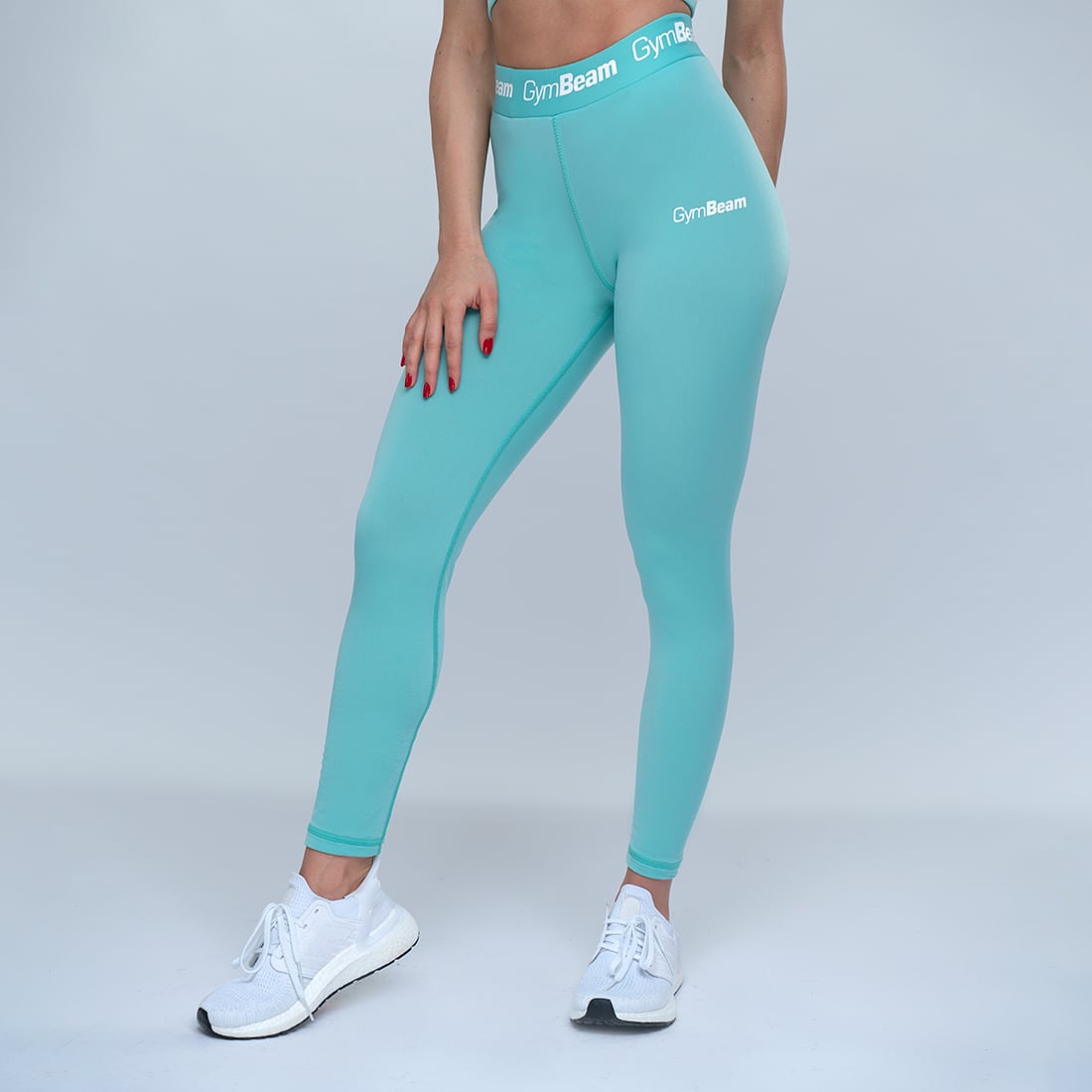 Leggings für Damen Simple Turquoise - GymBeam