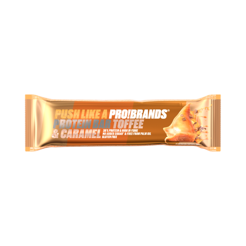 PRO!BRANDS Proteinriegel Karamell