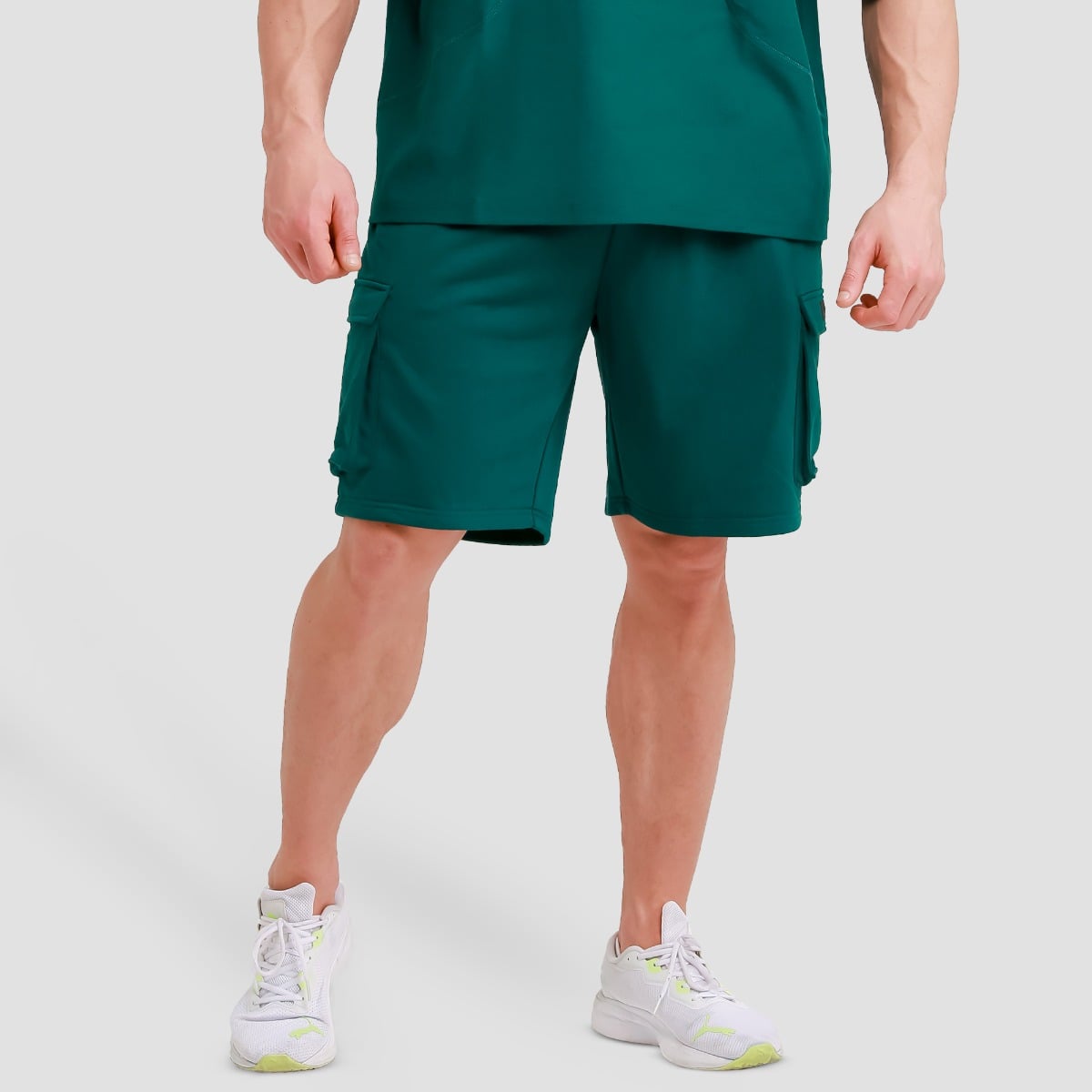 Utility Shorts in Green - GymBeam