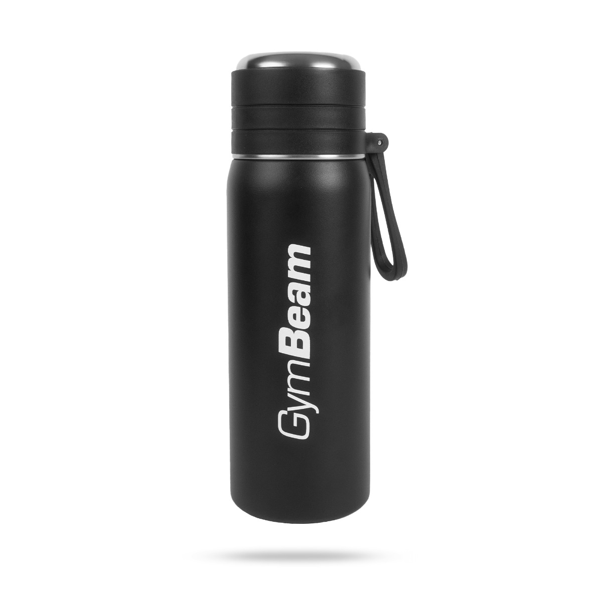 Isolierflasche aus Stahl (500 ml) in Black - GymBeam
