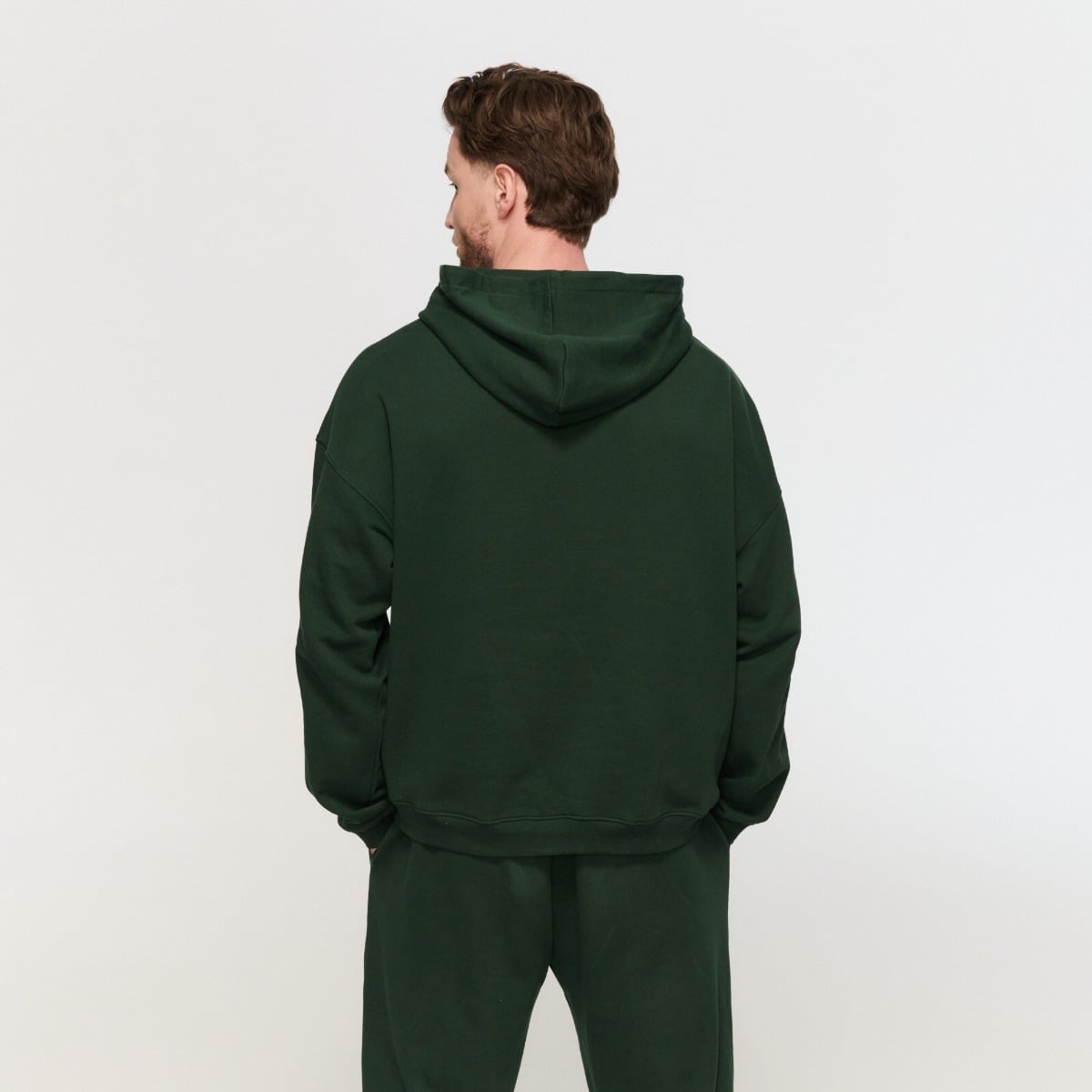 Varsity Hoodie in Green - GymBeam