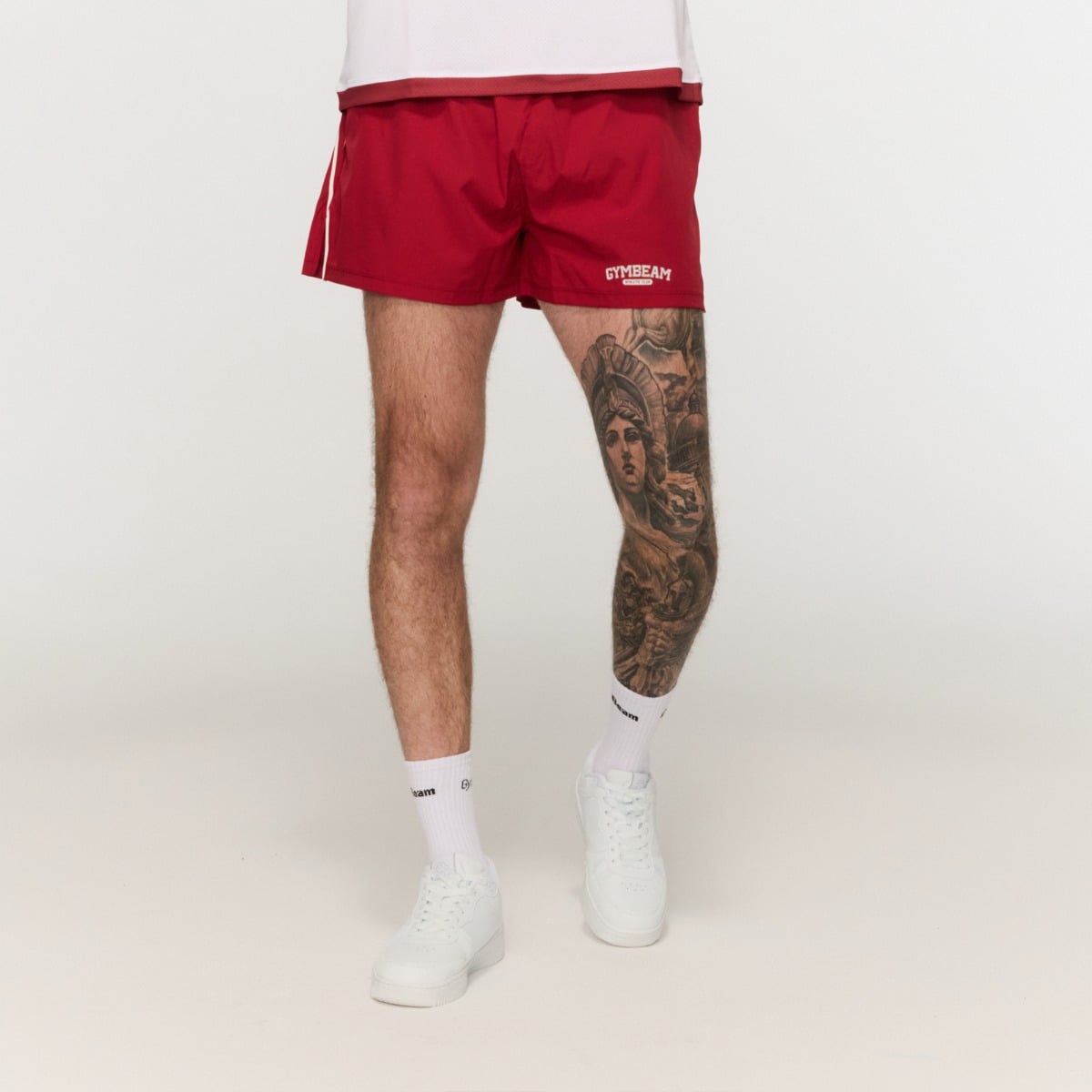 Varsity Shorts in Red - GymBeam