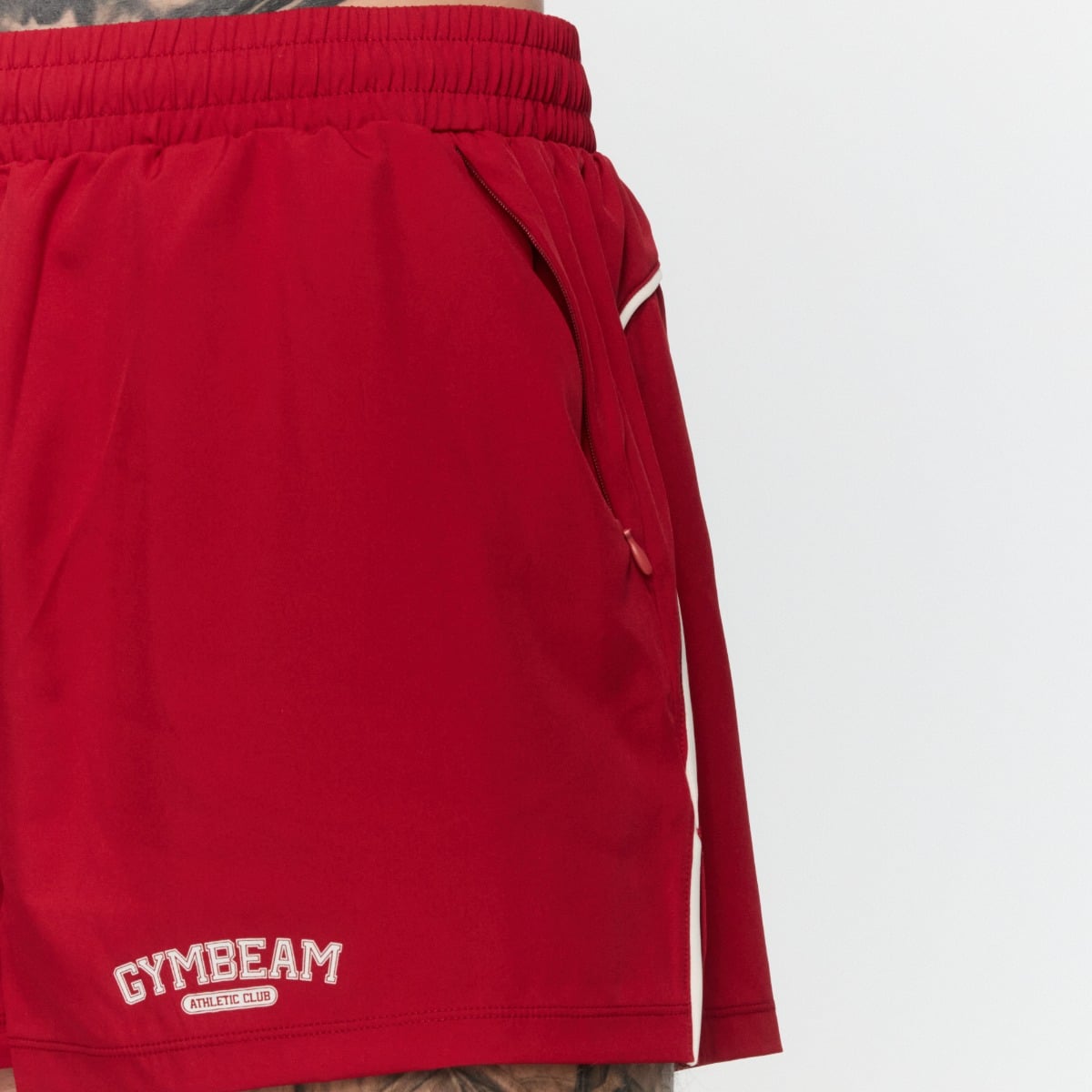 Varsity Shorts in Red - GymBeam
