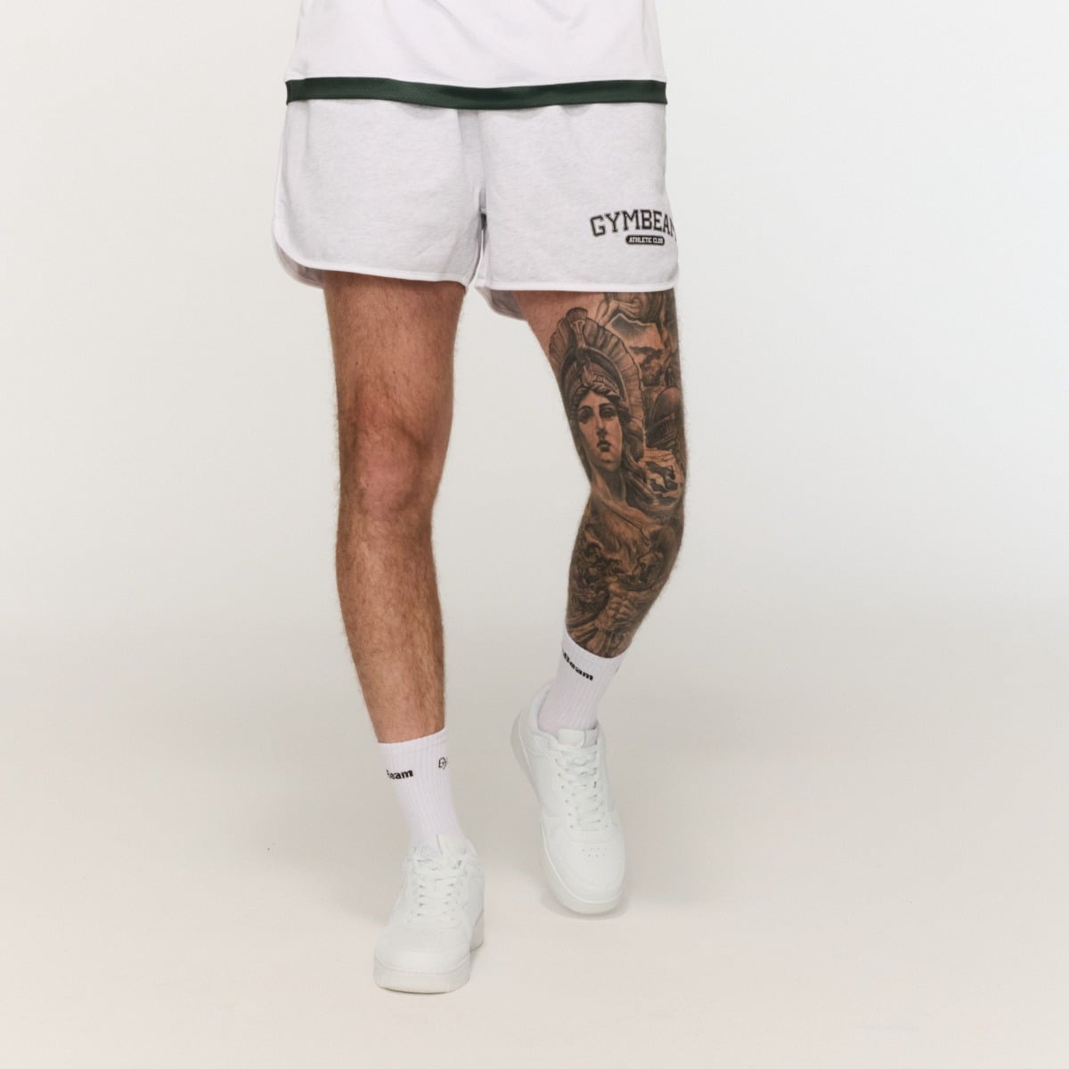 Varsity Sweatshorts in Grey - GymBeam